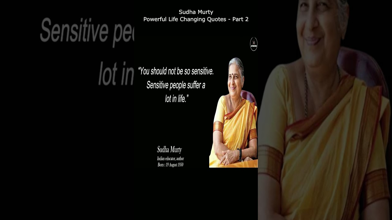 Sudha Murty  - Life Changing Quotes - Part 2 | #shorts #viral #shortsvideo