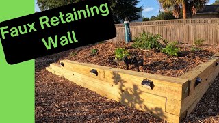 Level Up The Food Forest: Cosmetic Retaining Wall for Depth & Drama!