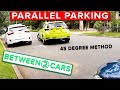 Parallel Parking Between 2 Cars - The 45 Degree Technique DEFAULT Thumbnail