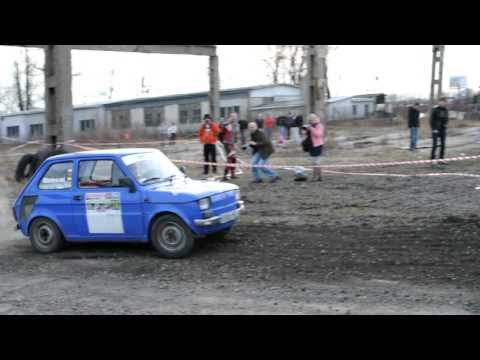 Puchar WRT Rally Oes 13.03.2011. 1el. Kraków Mrcin Śladowski Fiat 126p