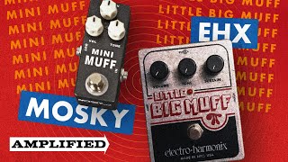 Video thumbnail for Mosky Mini Muff vs EHX Little Big Muff Pi (Rhythm & Blues licks - NO TALKING) by Amplified