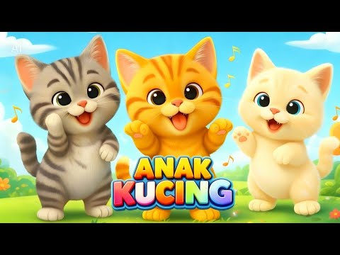 LAGU ANAK 🇮🇩 ANAK KUCING MEONG MEONG - KITTEN SONG - LAGU ANAK BALITA VIRAL