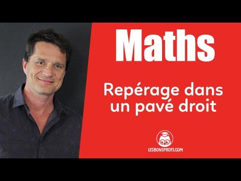 Repérage dans un pavé droit