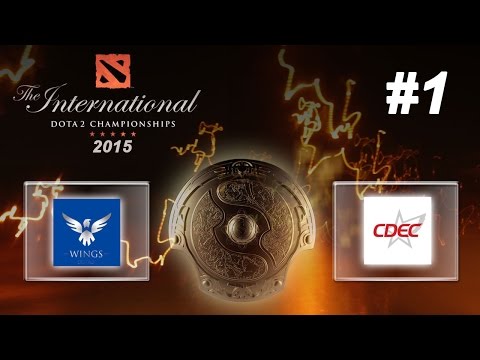 Wings vs CDEC game 1 - Dota 2 The International 2015