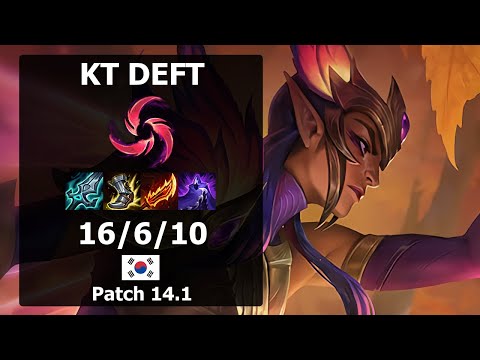 KT Deft Kalista ADC vs Varus| Patch 14.2 KR Challenger