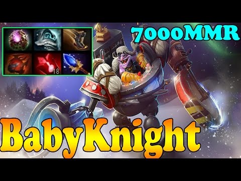 Dota 2 - BabyKnight 7000 MMR Plays Timbersaw Vol 1 - Ranked Match Gameplay!
