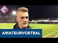 De nieuwe Rijnsburgse Boys-spits Jeroen Meefout over zijn debuut tegen GVVV - OMROEP WEST SPORT