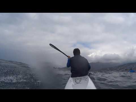 Surfski training in Genova Nervi