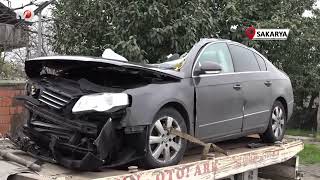 Tıra Arkadan Çarpan Araç Kağıt Gibi Ezildi 1 Ölü, 1 Yaralı