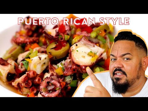 Easy Puerto Rican Octopus Salad (Ensalada de Pulpo)