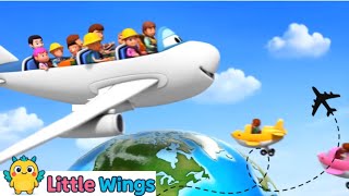 Around the World We Go! | Kids Song About Countries &amp; Cultures #littlewings #countries #kids