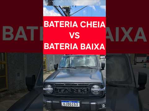 HÍBRIDO ANDA MENOS COM BATERIA BAIXA?
