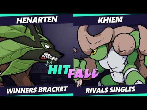 Hitfall 2023 - HenArten (Sylvanos) Vs. Khiem (Kragg) Rivals of Aether - RoA