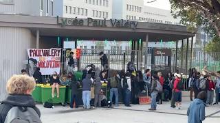 French High School Students Protest School Conditions; Tensions Ease After Week of Unrest