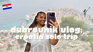 4 Days in Dubrovnik | Croatia Solo Travel Vlog: Ziplining, City Walls, Dinner Dates, and Sunsets