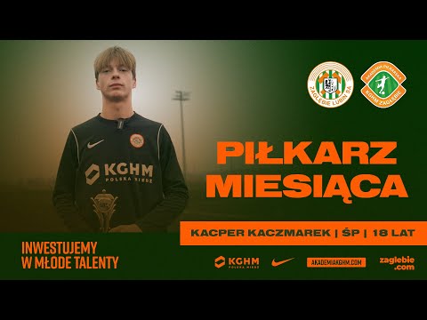 Kacper Kaczmarek - Piłkarz Miesiąca w AP KGHM Zagłębie | Listopad