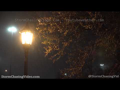 Freezing Rain And Icy Morning Crashes in Wichita, KS - 1/17/2020