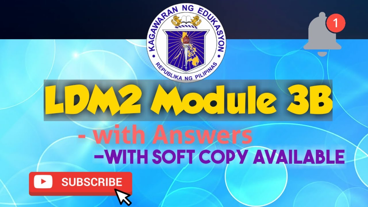 LDM 2 MODULE 3B with answers and downloadable files