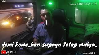 Download lagu PENDHOZA - DEMI KOWE (cover video versi driver truk mixer) mp3