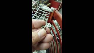 KitchenAid dishwasher top rack wheel fix