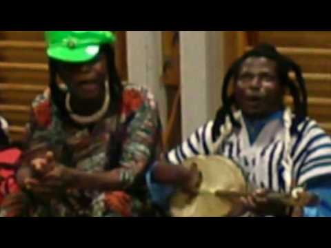 King Ayisoba sings Africa go forward in Grupo de Capoeira Ginga in Copenhagen