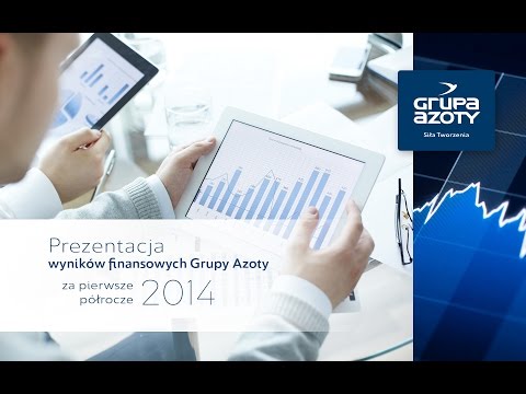 Prezentacja wyników finansowych Grupy Azoty S.A. za I półrocze 2014 - zdjęcie