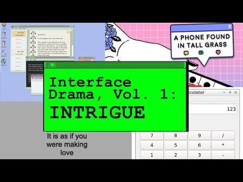 Exploring Intrigue with Interface Dramas [Livestream]