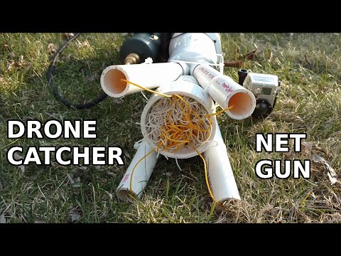 Drone Catching Net Launcher