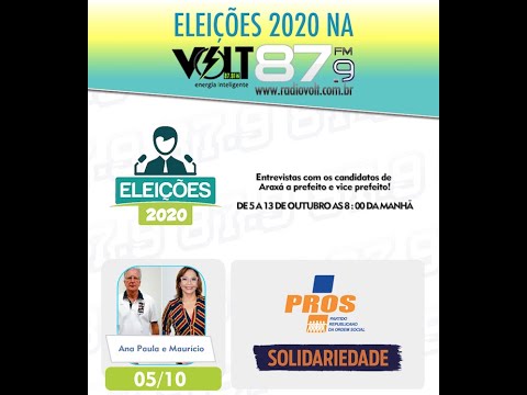 Candidata a Prefeita de Araxá Ana Paula Machado e Vice