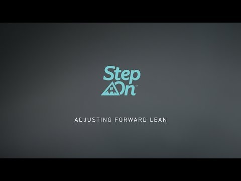 Burton Step On™ Tutorial - Adjusting Forward Lean