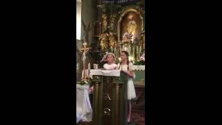 Alleluja;Ania i Julia w Sanktuarium Najświętszej Marii Panny w Gdowie
