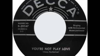 The Wilburn Brothers ~ You´re Not Play Love