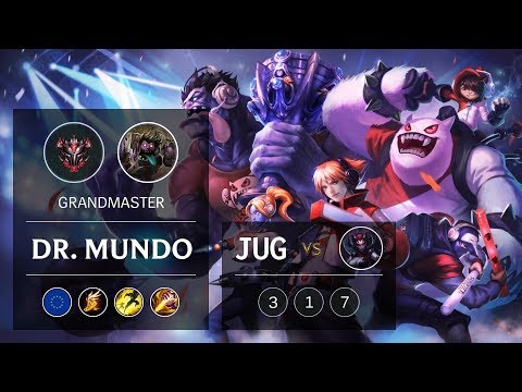 Dr. Mundo Jungle vs Elise - EUW Grandmaster Patch 9.5
