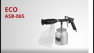 Sandblasting gun with a cup ECO ASB-06S