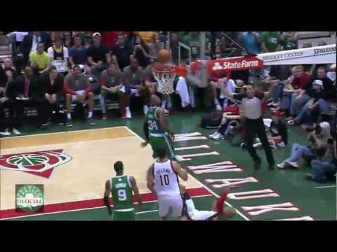 Rajon Rondo Highlights vs.Milwaukee Bucks 3/22/2012 - 10 points, 14 assists [HD]
