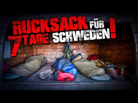 BUSHCRAFT SURVIVAL: Schweden Rucksack Inhalt Packliste für Übernachtung - Loadout Ausrüstung