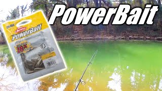 Spring Creek Fishing With a POWERBAIT Minnow! (Not Gulp)