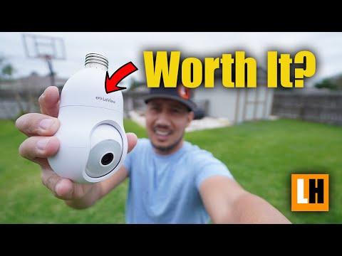 Light Bulb Security Cameras Worth It? LaView L2 Camera Review