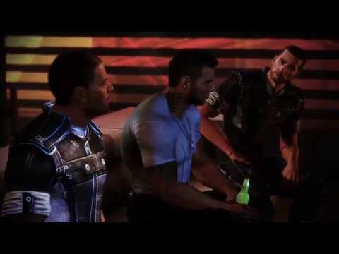 Mass Effect 3 Sub Español DLC Ciudadela Viendo un partido con James y Cortez