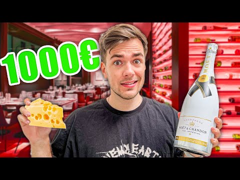 Ich teste Käse und Wein für 1.000€ 😅 💰