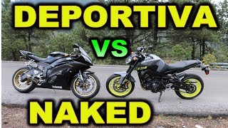 MOTO DEPORTIVA VS NAKED R6  VS  FZ 09 |  Blitz Rider 😎