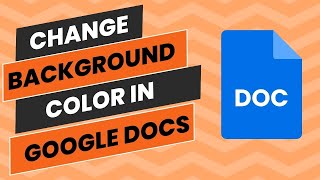 How to Change Google Document Background Color | Change Page Color Google Docs