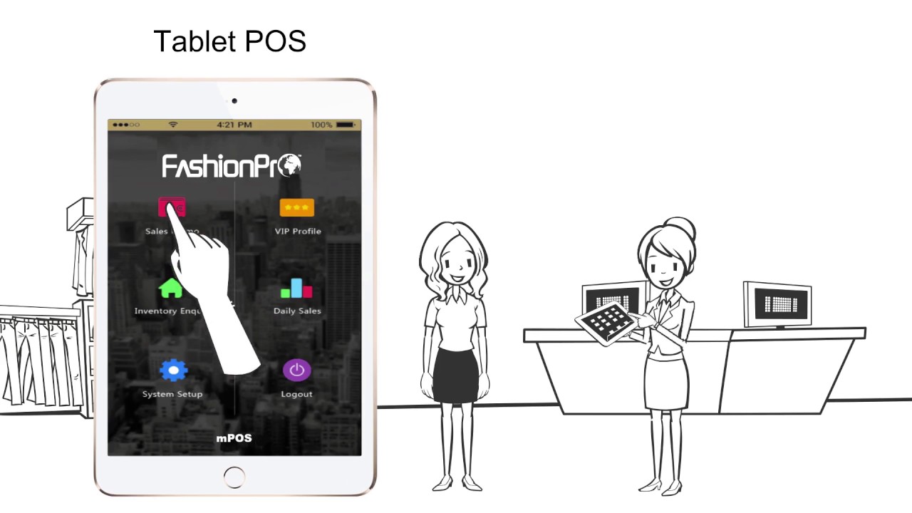 mPOS & eCommerce | FashionPro Apparel Retail Management Solution