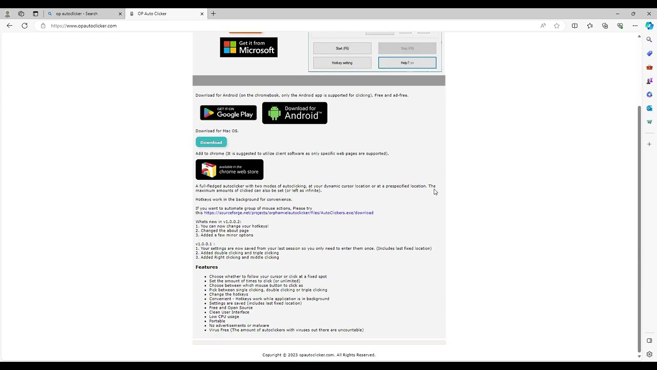 op autoclicker   Search   Personal   Microsoft​ Edge 2024 02 12 16 19 13