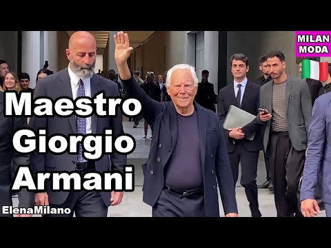 Itália 🇮🇹 Milão | Desfile de Giorgio Armani 17/06/2023 Semana de moda de Milão