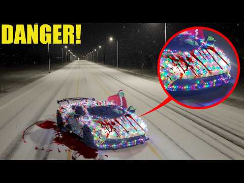 if you see blood on a christmas lambo, run!