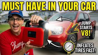 PROMO CODE - Best 2-in-1 Jump Starter & Air Compressor I've Ever Tested!