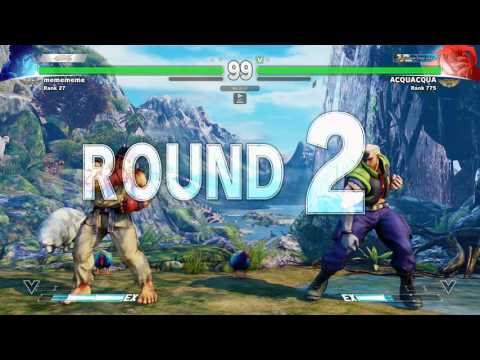 SFV~ Ryu (MCZ Daigo Umehara) vs. Nash (ACQUACQUA) HD 7