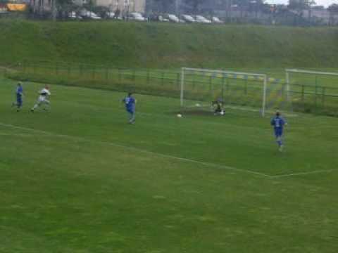 Unia Tczew - Kotwica Kołobrzeg - gol Pawłuszka