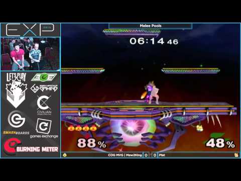 EXP 2015 - COG MVG | Mew2King (Sheik) vs Plat (Fox) - Melee Singles R1 Pools
